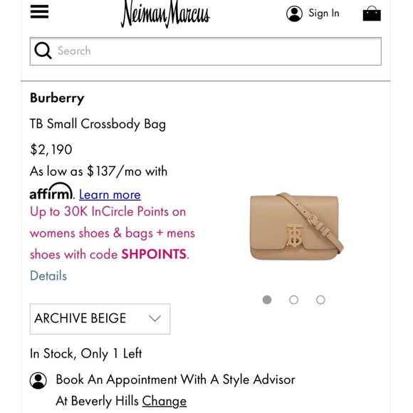 Burberry 🔥 TB logo-plaque calf leather shoulder bag - Picture 3 of 13